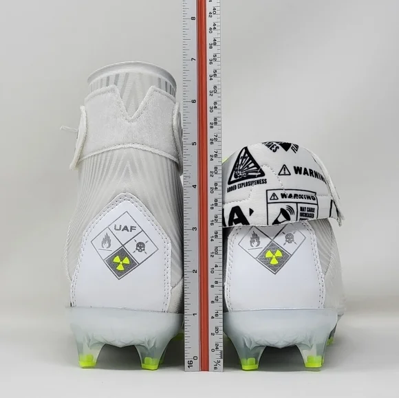 Under Armour Highlight MC Football Cleats Men's Size 11.5 White 3023716-106 New - Picture 8 of 9